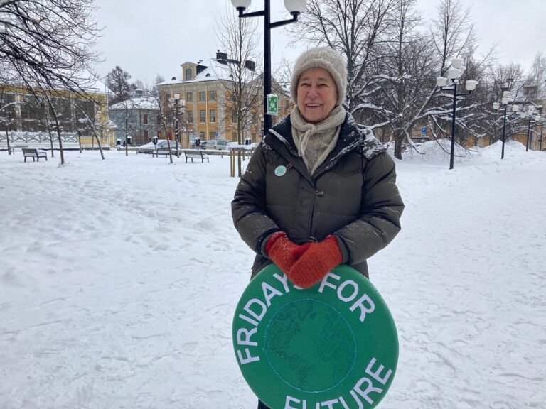 Umeås seniorer tar ungas klimatkamp
